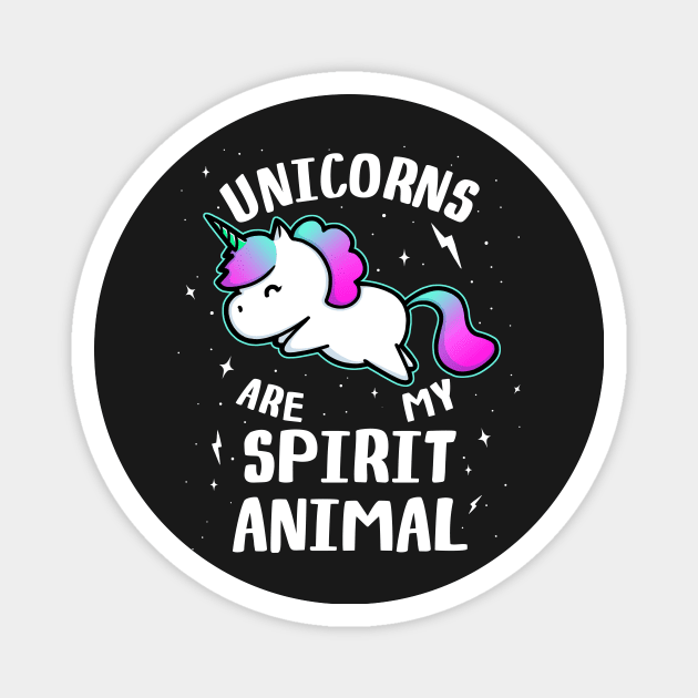 Unicorns Are My Spirit Animal Magnet by perdita00